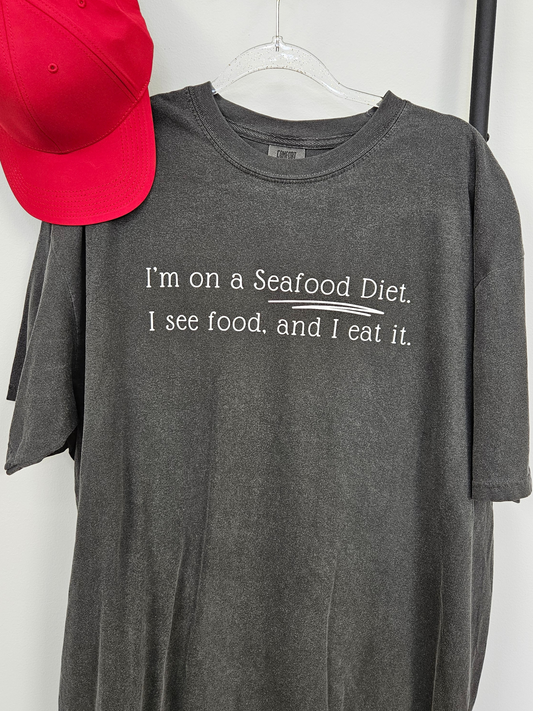 Seafood Diet  / Heavyweight T-Shirt