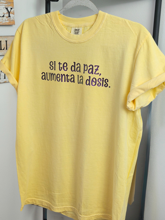 Si te da Paz  /Unisex Heavyweight T-Shirt